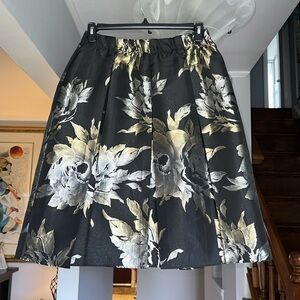 NWT MSK Metallic A-Line Full Skirt Sz 10
